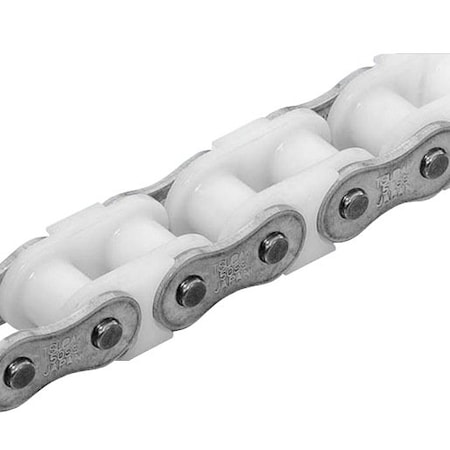 Tsubaki Roller Chain, 25, Riveted, 1/4 in. Chain Pitch 25PC RIV 10FT